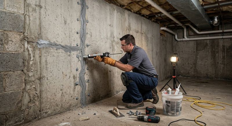Basement Crack Repair in Lagrange, GA