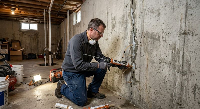 Basement Crack Repair in Lagrange, GA