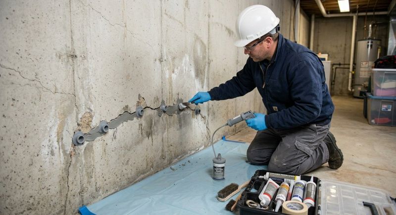 Basement Crack Repair in Lagrange, GA
