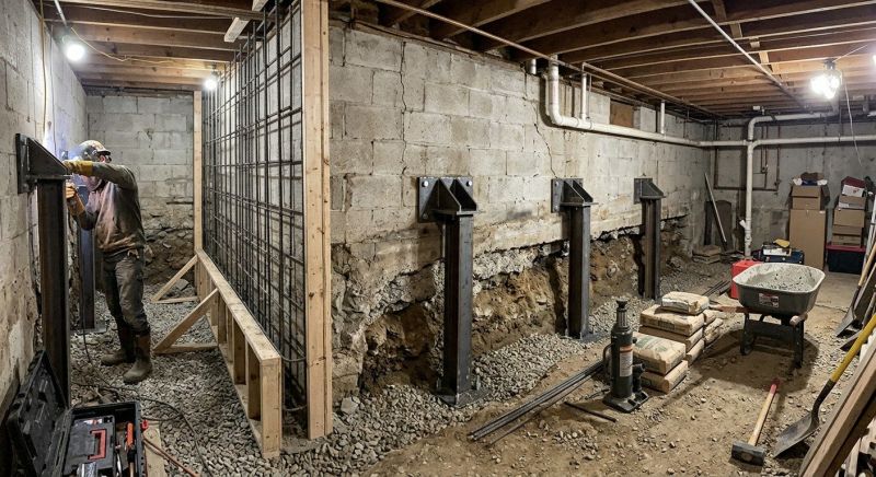 Basement Stabilization in Lagrange, GA