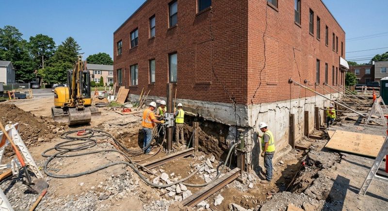 Building Foundation Repair in Roanoke, AL