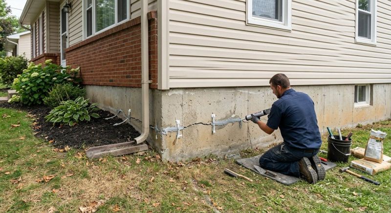 Cracked Foundation Repair in Lagrange, GA