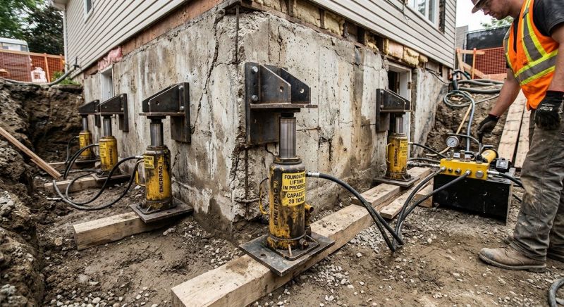 Foundation Jacking in Gay, GA