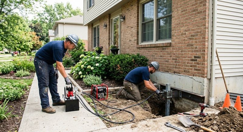 Foundation Jacking in Hogansville, GA