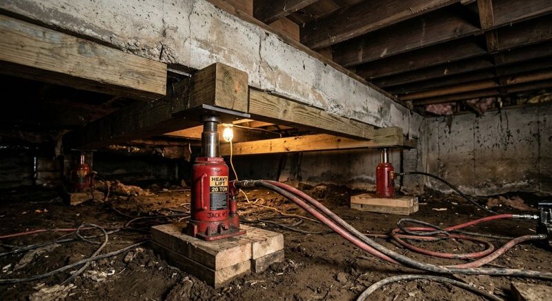 Foundation Jacking in Lagrange, GA