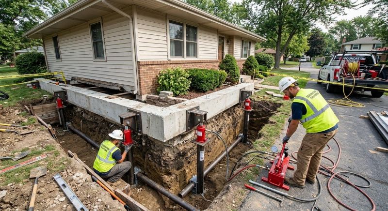 Foundation Jacking in Troup County, GA