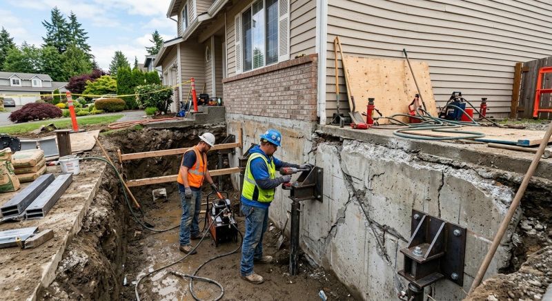 Foundation Pier Repair in Lagrange, GA