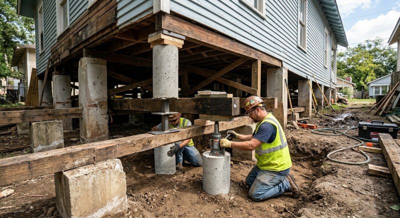 Foundation Pier Repair in Lagrange, GA