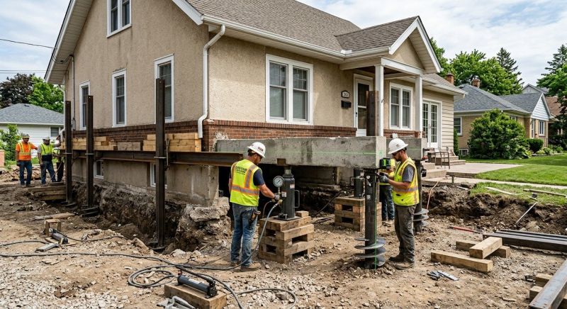 Foundation Releveling in Lagrange, GA