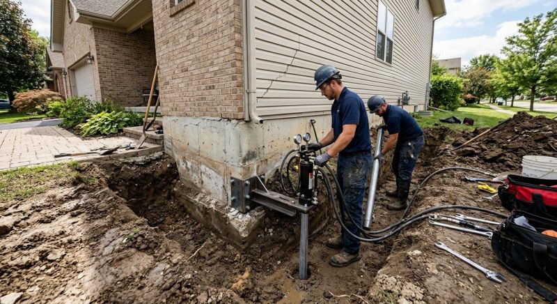 Foundation Settlement Repair in Lagrange, GA