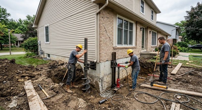 Foundation Settlement Repair in Lagrange, GA