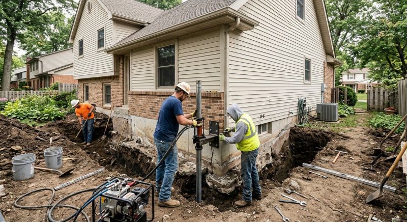 House Foundation Repair in Pine Mountain, GA