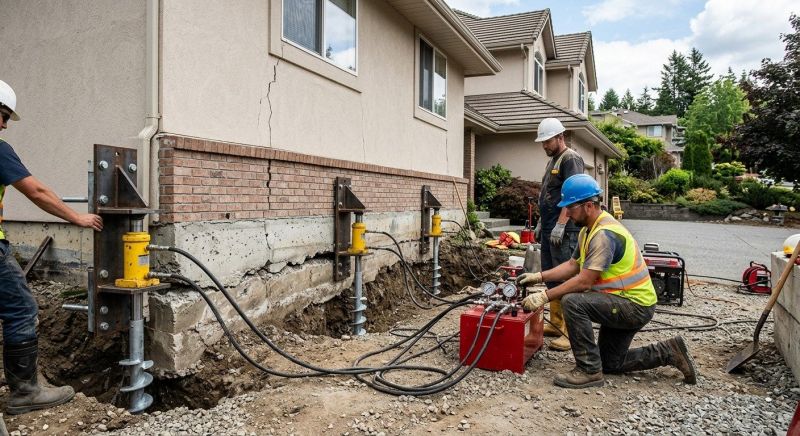 Sinking Foundation Lifting in Lagrange, GA