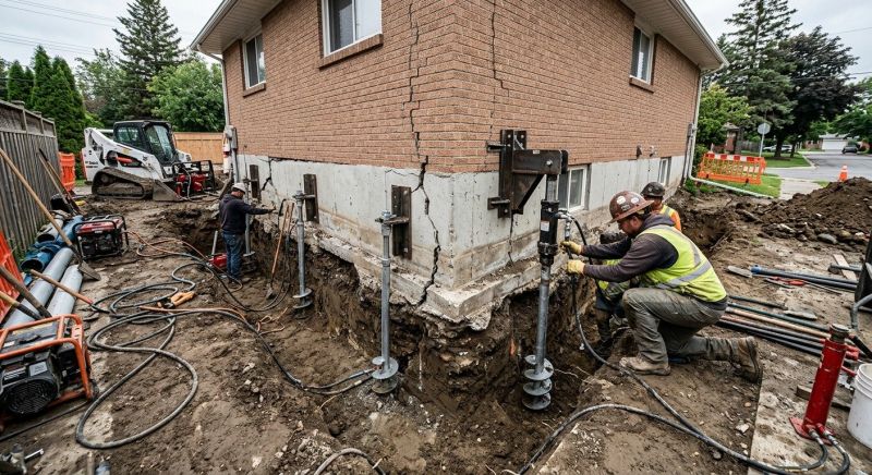 Sinking Foundation Repair in Hogansville, GA