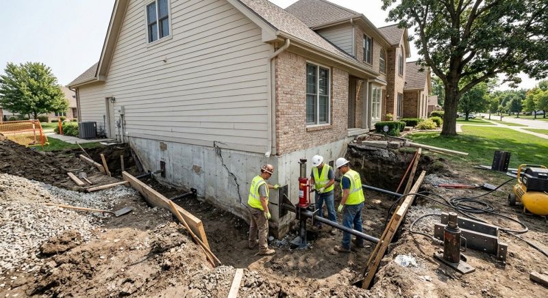 Sinking Foundation Repair in Hogansville, GA