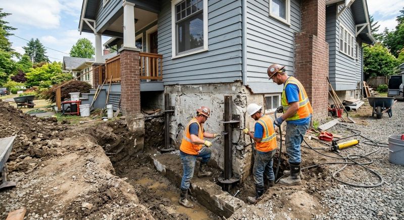 Sinking Foundation Repair in Lagrange, GA
