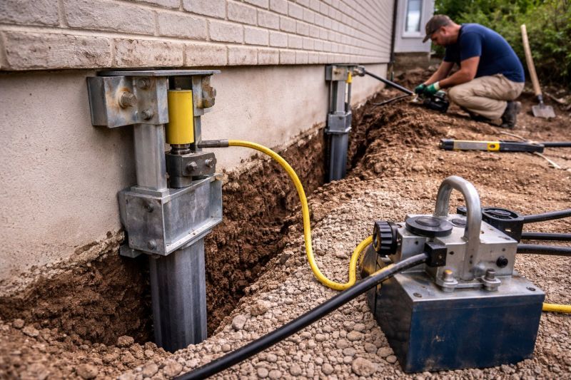 Sinking Foundation Repair in Troup County, GA