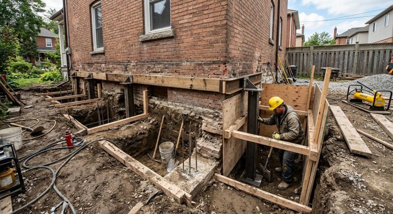 Structural Underpinning in Lagrange, GA